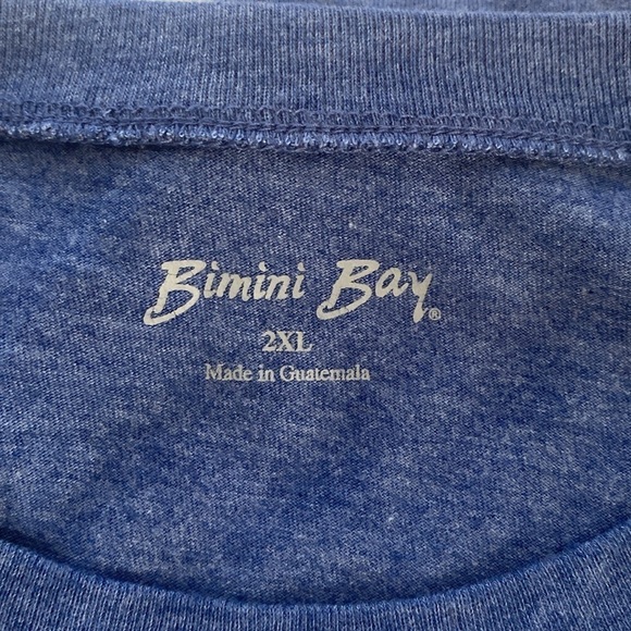 Bimini Bay Outfitters T-shirt crewneck short sleeves Woody truck on back Sz XXL - Picture 6 of 8